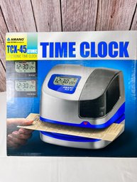 Amano Txc-45 Atomic Time Clock.