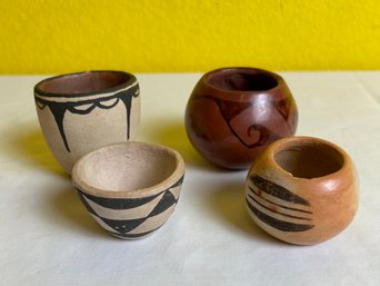 Vintage Tiny Native American 'Hopi' Pottery Pots & Bowls *Local Pick-Up Only*