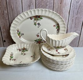 15 Piece Set Of Spode Wickerlane *Local Pick-Up Only*