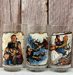 Set Of 3 Of The 4 Goonies Drinking Glasses