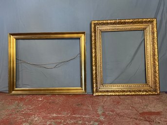 Set Of 2 Gold Large Frames