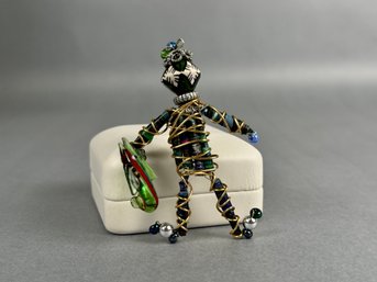 Vintage Voodoo Doll Brooch