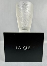 Lalique Edelweiss Clear Vase With Box