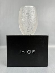 Lalique Ombelles Vase With Box