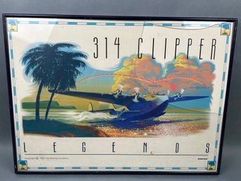 1993 Boeing Poster Of The 314 Clipper.