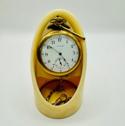 Waltham Pocket Watch With Stand