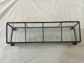 Hinged Lid Glass Storage Container. *LOCAL PICKUP ONLY - NO SHIPPING*