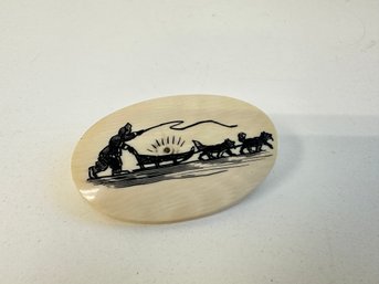 Vintage Alaskan Scrimshaw 2