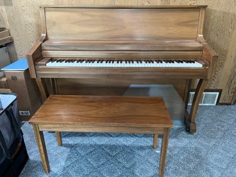 Kimball Upright Piano With Bench. *LOCAL PICKUP ONLY - NO SHIPPING*