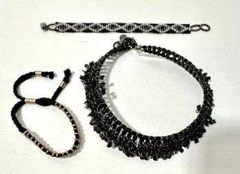 Three Pieces Of Costume Jewelry