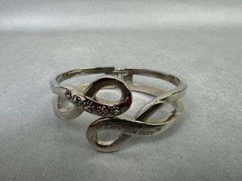 Silver Tone Cuff Bracelet