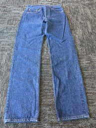 Levis Blue Jeans Button Fly Denim 501 28x32 USA MADE