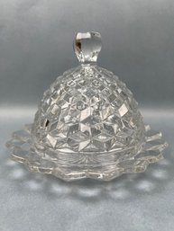 Leaded Crystal Covered Candy Dish.
