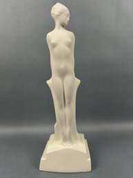 Art Deco Lenox Porcelain Figurative 1929 Designed By Arthur Von Frankenberg.