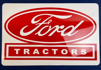 Metal Ford Tractors Sign ~ Reproduction