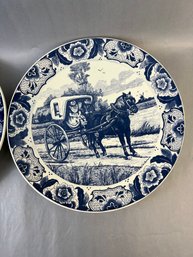 Original Delft Blauw Art Plate. 2 -local Pickup Only