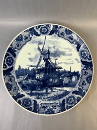 Original Delft Blauw Art Plate. 1-local Pickup Only