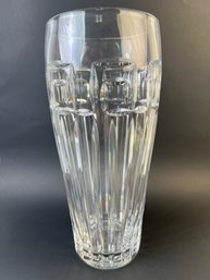 Bombay Made In Poland Lead Crystal Large Vase.