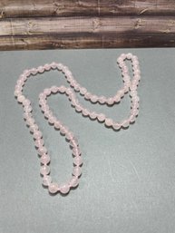 Rose Quartz Beaded Necklace