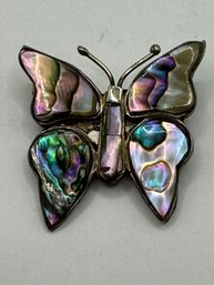 Abalone Butterfly Brooch