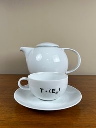 Propaganda Tea Cup & Saucer, Teapot Set