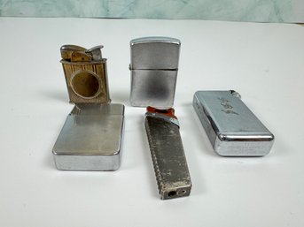 Lot Of Vintage Lighters Zippo Parker And More