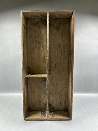 Vintage Wooden Open Tool Case