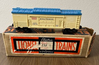 Lionel 259 Minute Man Launcher Train Car With Box *Local Pick-Up Only*
