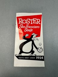 1954 San Francisco Seals PCL Roster