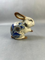 Ceramic Bunny Made In Mexico.