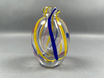 Vintage Art Glass Perfume Bottle