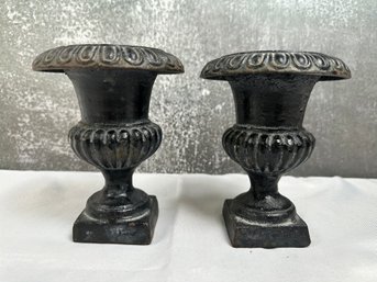 Small Cast Iron Urns