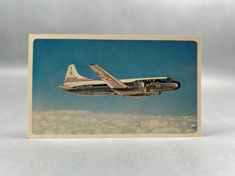 United Airlines Plane Postcard
