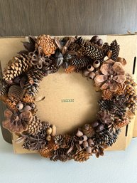 Vintage Christmas Holiday Wreath Door Decor *Local Pick-Up Only*