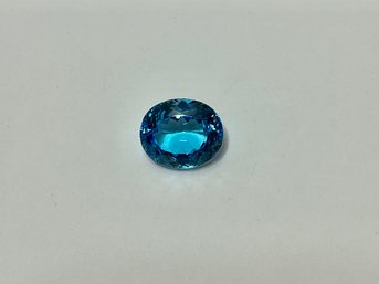 Blue Sapphire Faceted Gemstone