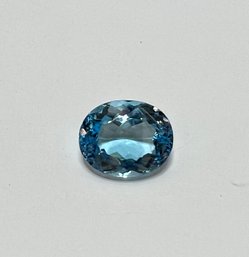 Blue Sapphire Faceted Gemstone