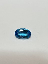 Blue Sapphire Faceted Gemstone