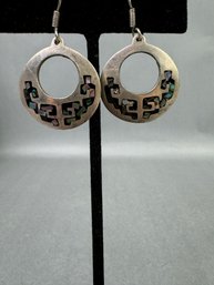 825 Silver Pierced Earrings - Mexico