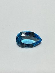 Blue Sapphire Faceted Gemstone