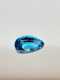 Blue Sapphire Faceted Gemstone