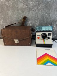 Polaroid One Step Camera With Case.