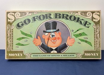 Vintage Go For Broke Board Game