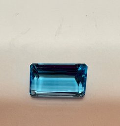 Blue Sapphire Faceted Gemstone