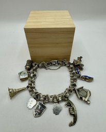 Vintage Sterling Charm Bracelet