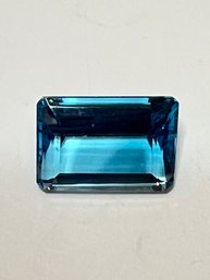 Blue Sapphire Faceted Gemstone