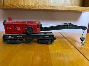 Vintage Lionel Bucyrus Erie Railroad Crane.