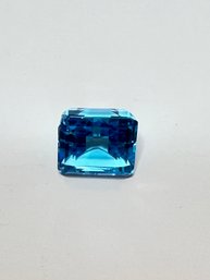 Blue Sapphire Faceted Gemstone