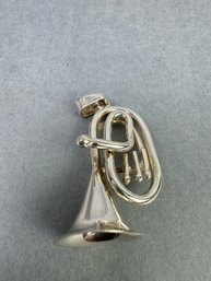 Silver Horn Pendant - Mexico