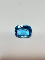 Blue Sapphire Faceted Gemstone