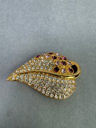 Swarovski Pin With Rhinestones